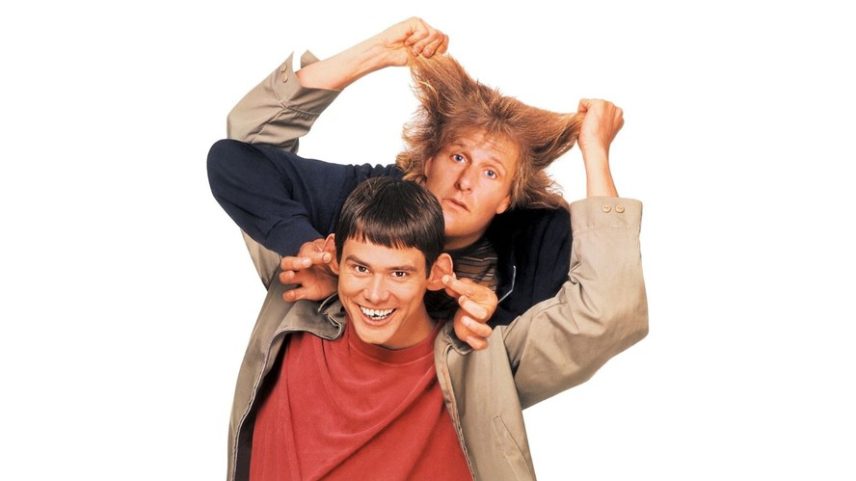Jeff Daniels e Jim Carrey em 'Debi & Lóide' (1994)