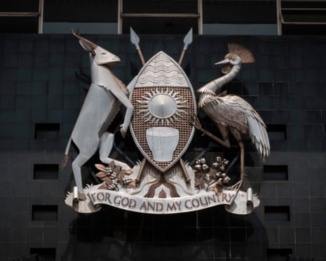 Uganda’s coat of arms. Critics of the proposed protection of sovereignty bill call it the ‘very definition of a coup d’état’.