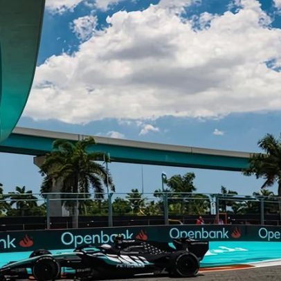 Ameaça de raios em Miami acompanha retorno da F1 com carros atualizados e novas regras