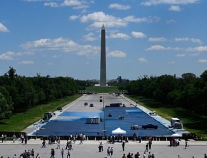 Ação busca interromper reforma do espelho d'água do Lincoln Memorial