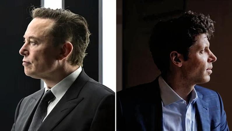 Elon Musk and Sam Altman.