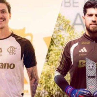 Pedro e Rossi do Flamengo se destacam nas premiações de abril do Brasileirão