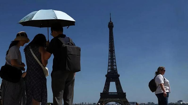 Na última semana de maio, autoridades declararam alerta laranja de calor em Paris, o segundo nível mais grave no sistema francês