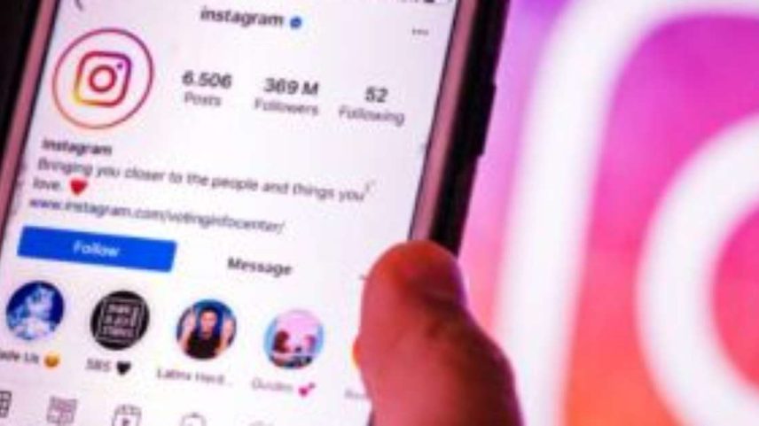 Rede social Instagram.