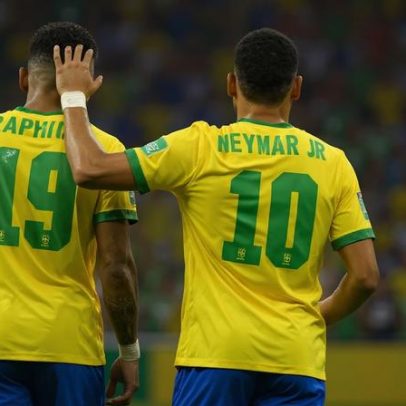 Raphinha apoia Neymar na Copa, chamando-o de 'cara do hexa'