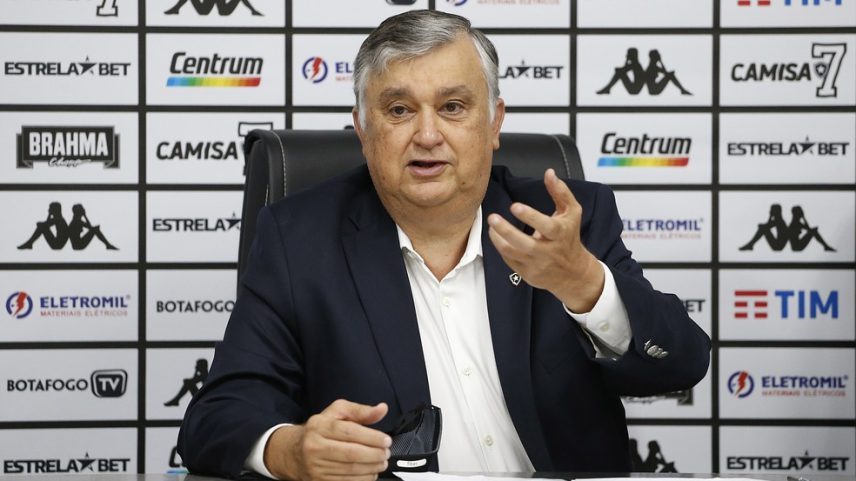 Durcesio Mello, presidente do Botafogo — Foto: Vitor Silva/Botafogo