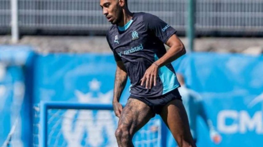 Aubameyang está fora do jogo entre Olympique de Marselha e Le Havre –