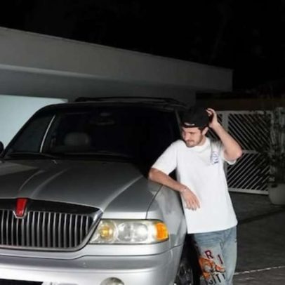 Filho de Gugu Liberato exibe carro raro que era favorito do pai