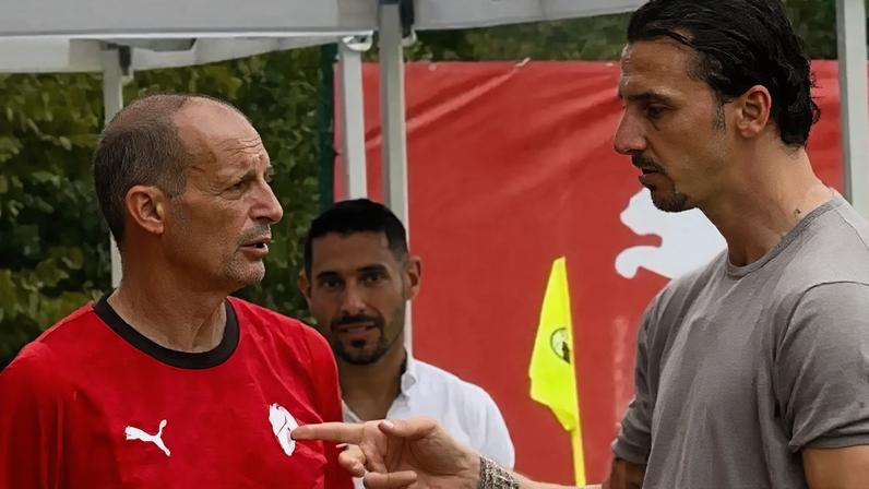 Massimiliano Allegri foi treinador do Ibrahimovic no Milan –
