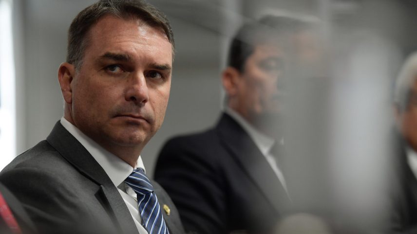 O senador e pré-candidato à presidência, Flávio Bolsonaro (PL-RJ). Foto: Saulo Cruz/Agência Senado