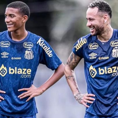 Disputa entre Neymar e filho de Robinho em treino do Santos é alvo de apuração