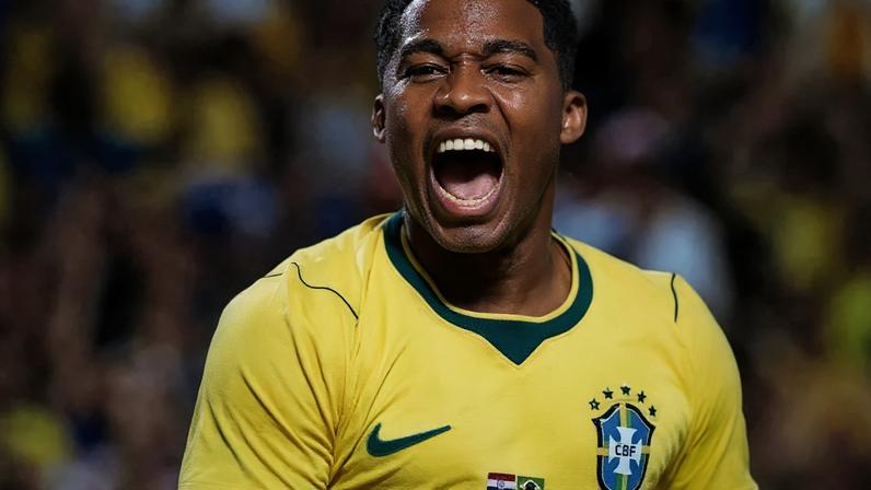 Endrick fez postagem em suas redes socais sobre a convocação à Seleção Brasileira –