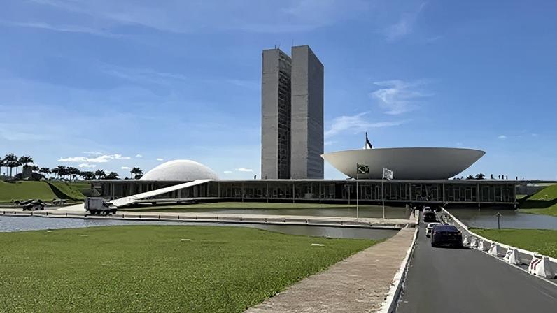 Fachada do Palácio do Congresso Nacional, em Brasília