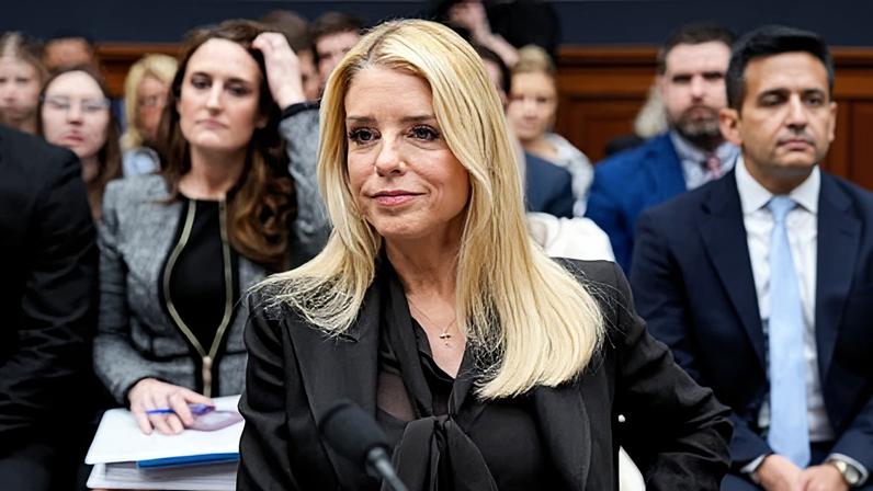Pam Bondi attends a House judiciary committee hearing on 11 February 2026.