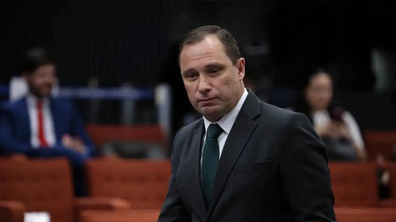 O tenente-coronel Mauro Cid no STF