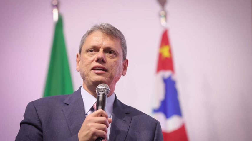 O governador de São Paulo, Tarcísio Gomes de Freitas (Republicanos) (Pablo Jacob/Governo de SP/Divulgação)