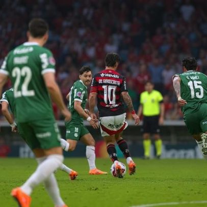 Antes de Flamengo x Palmeiras, torcedores provocam o Vasco com Guiana
