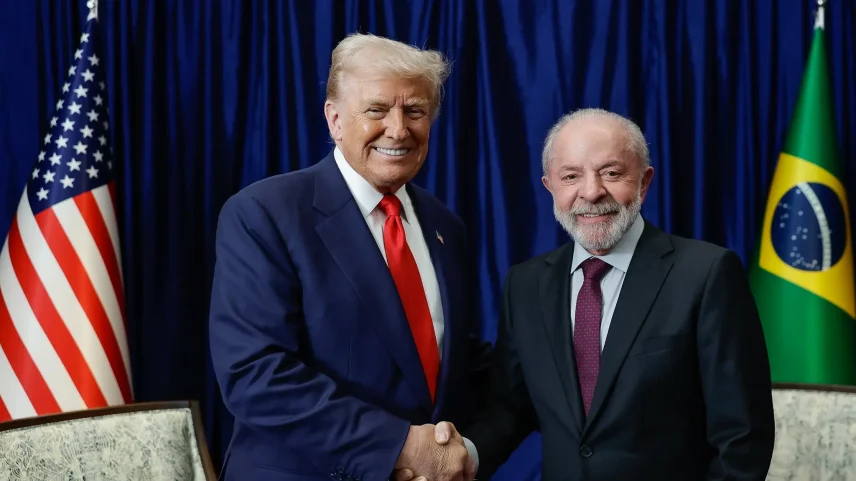 Lula e Trump devem se reunir em Washington, nos EUA, na quinta (7). (Foto: Ricardo Stuckert/PR)