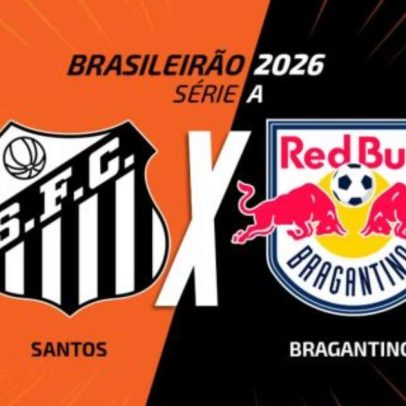 Santos x RB Bragantino: onde assistir, escalações e arbitragem