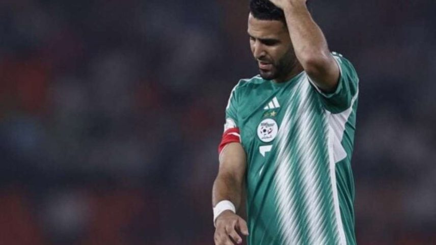 Mahrez em campo pela Argélia – Divulgação/Argélia