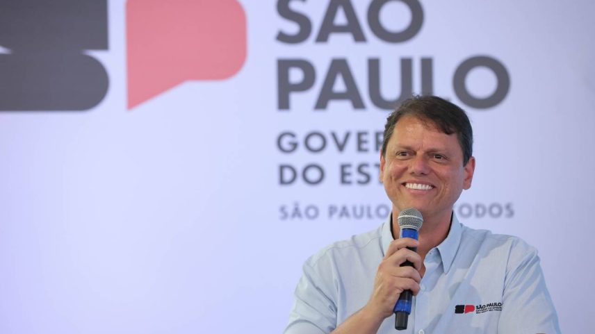 O governador de São Paulo, Tarcísio de Freitas - 19/02/2026 (PABLO JACOB / GOVERNO DO ESTADO DE SP/Divulgação)