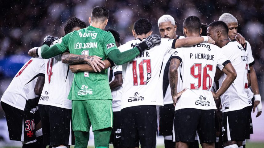 Jogadores do Vasco antes da partida contra o Remo (Foto: Matheus Lima/Vasco)