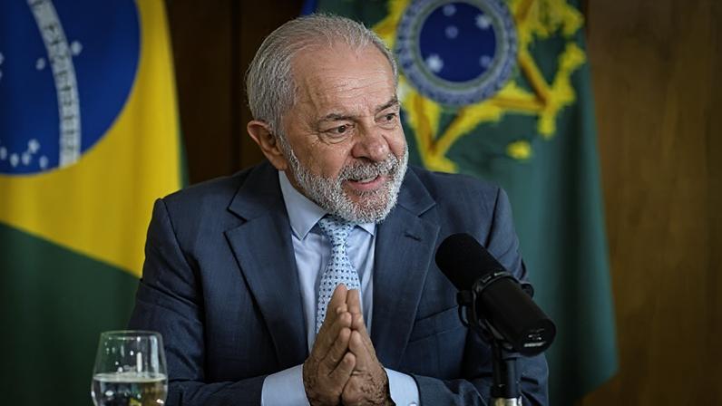 O presidente Luiz inácio Lula da Silva (PT)