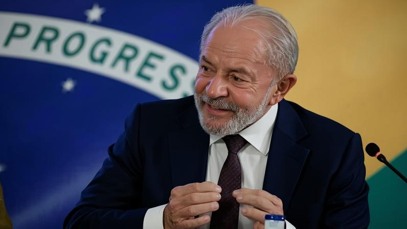O presidente Luiz inácio Lula da Silva (PT)