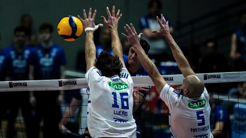 Minas x Sada Cruzeiro pela semifinal da Superliga Masculina 25/26 (Foto: Hedgard Moraes/MTC)