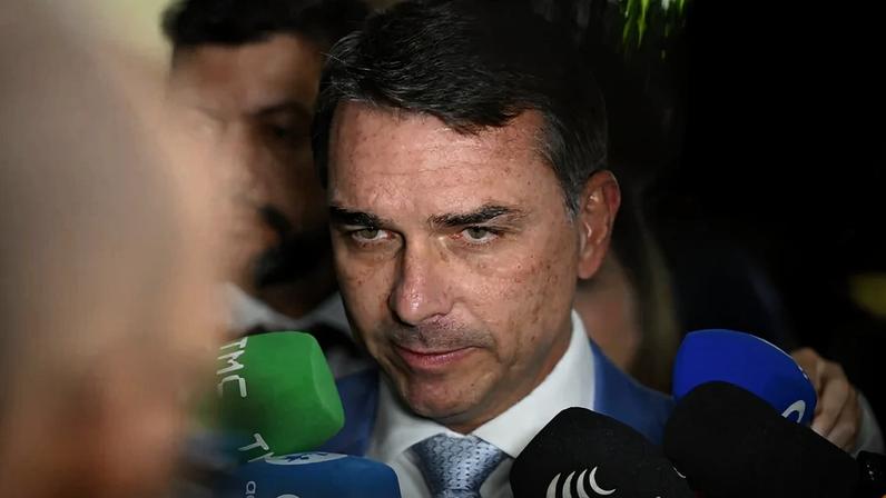 Senador Flávio Bolsonaro PL-RJ — Foto: Andressa Anholete/Andressa Anholete/Agência Senad