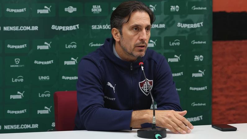 Luis Zubeldía é o técnico do Fluminense (Foto: Marcelo Gonçalves/Fluminense)