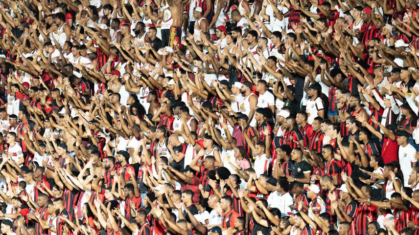 Torcida do Vitória no Barradão — Foto: Victor Ferreira /EC Vitória