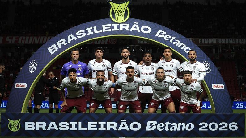 Time do Fluminense para enfrentar o Inter — Foto: MARCELO GONÇALVES / FLUMINENSE F.C.