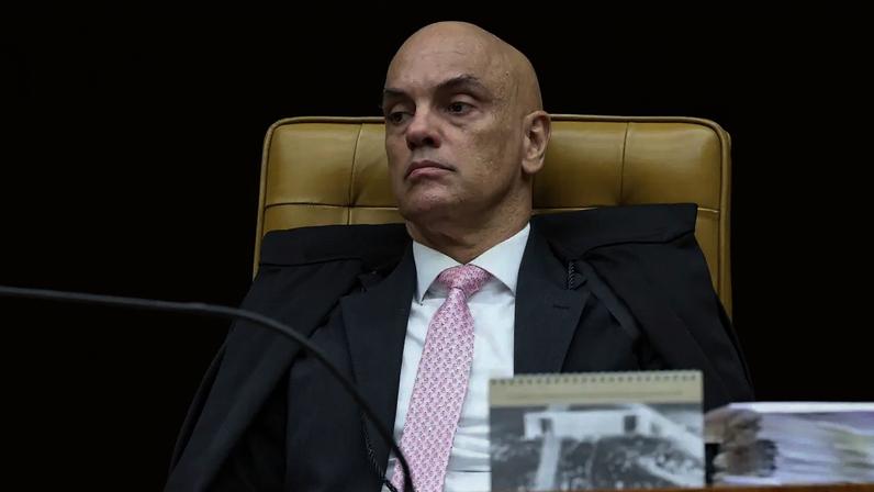 O ministro Alexandre de Moraes, durante sessão do STF (Luiz Silveira/STF)