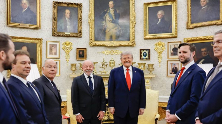 07 de maio de 2026 - Presidente da República, Luiz Inácio Lula da Silva, durante Encontro com o Presidente dos Estados Unidos, Donald Trump na Casa Branca, Washington, D.C. Foto: Ricardo Stuckert / PR