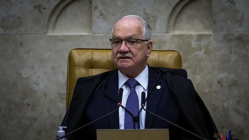 O presidente do STF, Edson Fachin, durante sessão (Gustavo Moreno/STF)