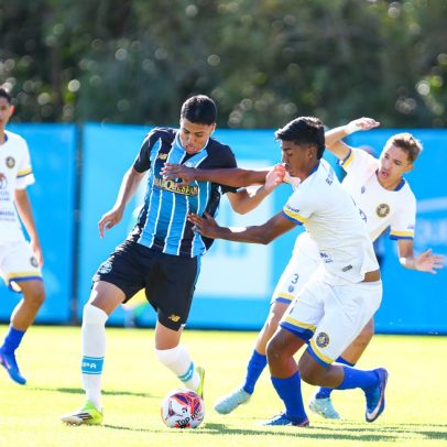 Grêmio vence SulBrasil no Gauchão Sub-17; confusão com briga e voadora