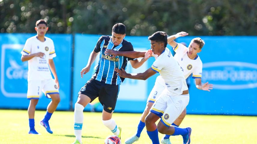Grêmio venceu o SulBrasil em jogo com briga e expulsões — Foto: Angelo Pieretti/Grêmio