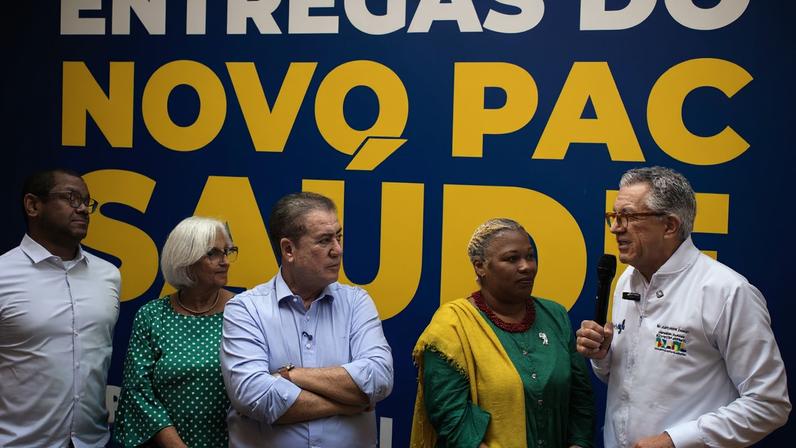 09.05.2026 – Campinas (SP) – Ministro da Saúde, Alexandre Padilha, durante evento de ampliação do atendimento do SUS, com entregas do Novo PAC Saúde e do programa “Agora Tem Especialistas”, além de atos de vacinação contra o vírus sincicial respiratório (VSR) e entrega de carteiras aos sanitaristas. Fotos: João Risi / MS