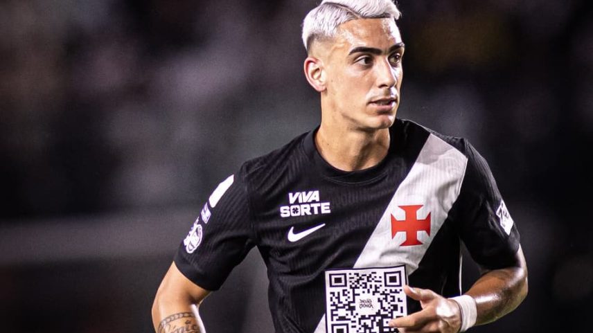 Puma Rodríguez na partida entre Vasco x Atheltico-PR (Foto: Matheus Lima/Vasco)