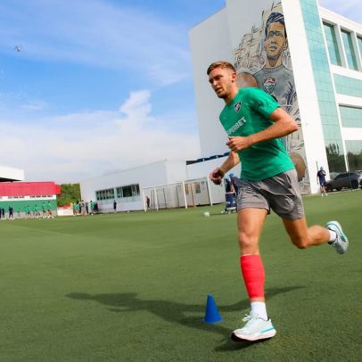 Castillo treina com proteção na perna e vira dúvida em Fluminense x SP