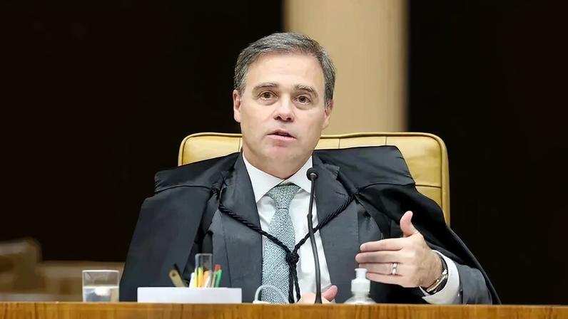 O ministro André Mendonça, durante sessão do STF (Luiz Silveira/STF)