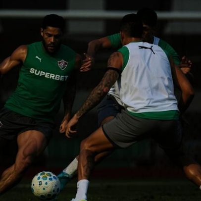 Hulk marca, assistência a Cano e encara Millán no primeiro treino do Fluminense
