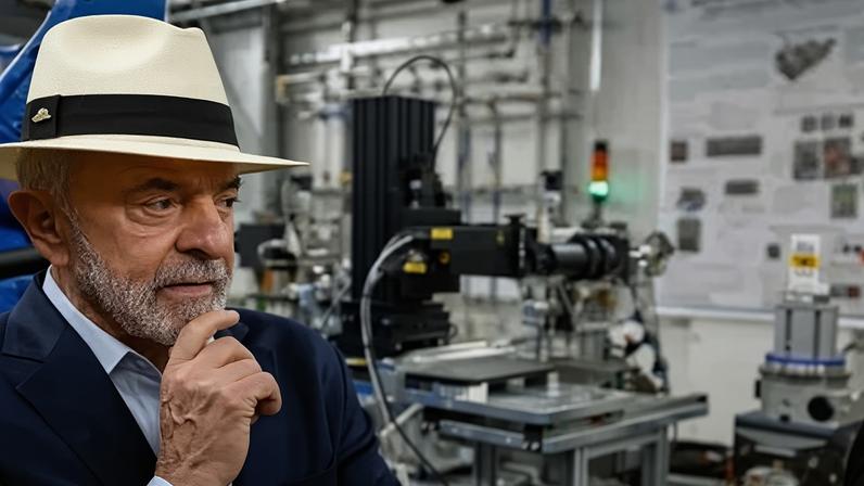 18.05.2026 - Presidente da República, Luiz Inácio Lula da Silva, durante visita às quatro novas linhas de luz do CNPEM, na Rua Giuseppe Máximo Scolfaro, nº 10.000, Polo II de Alta Tecnologia de Campinas, Campinas - SP.Foto: Ricardo Stuckert / PR