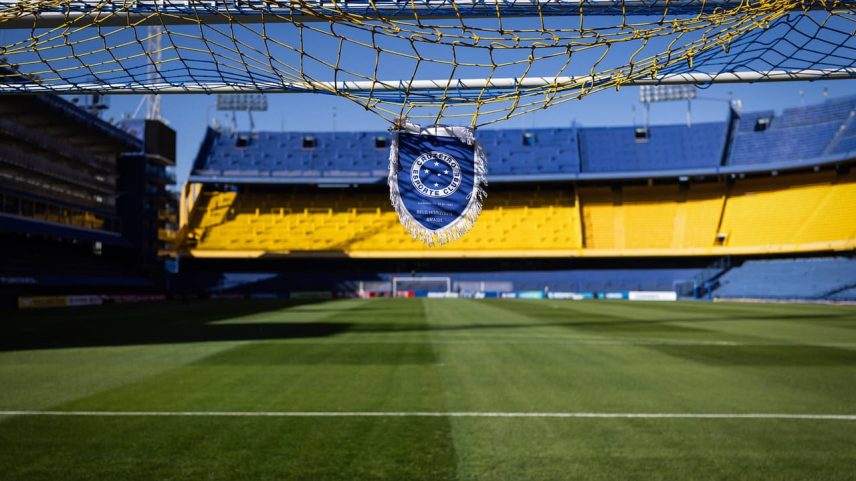 Boca Juniors x Cruzeiro, em La Bombonera, em Buenos Aires (Foto: Gustavo Aleixo/Cruzeiro)