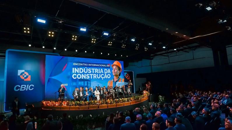 Presidente da República, Luiz Inácio Lula da Silva, durante cerimônia de abertura do Encontro Internacional da Indústria de Construção (ENIC) 2026, no Distrito Anhembi - São Paulo - SP.