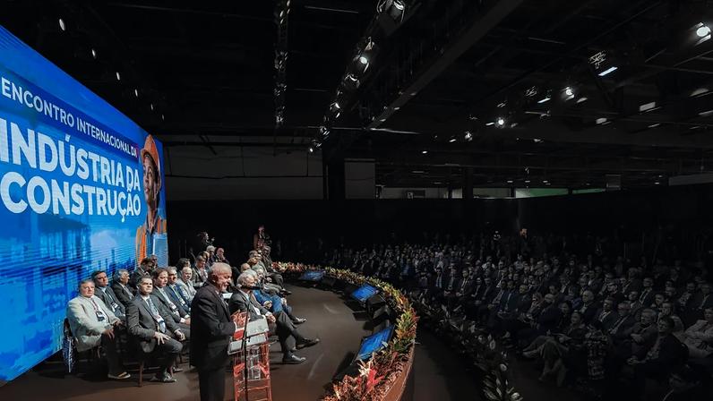 Presidente Lula durante cerimônia de abertura do ENIC 2026