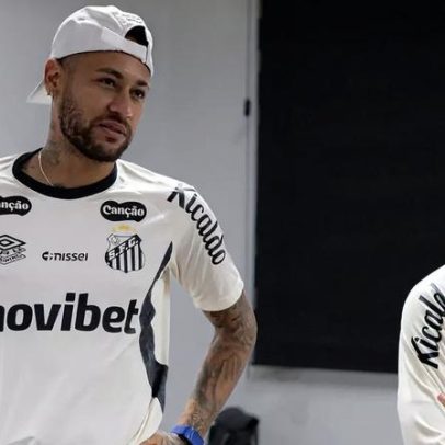 Presidente do Santos e Cuca minimizam lesão de Neymar antes da apresentação