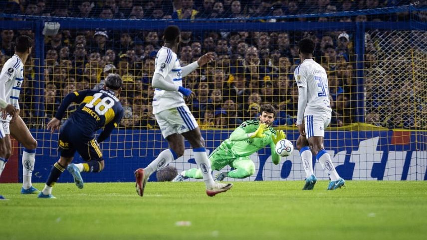 Boca Juniors x Cruzeiro, em La Bombonera, em Buenos Aires (Foto: Gustavo Aleixo/Cruzeiro)
