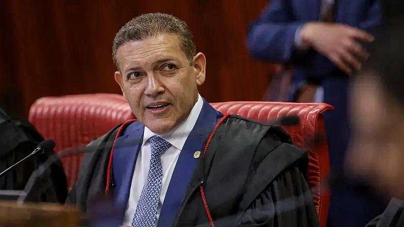 O presidente do TSE, Nunes Marques (Luiz Roberto/TSE)